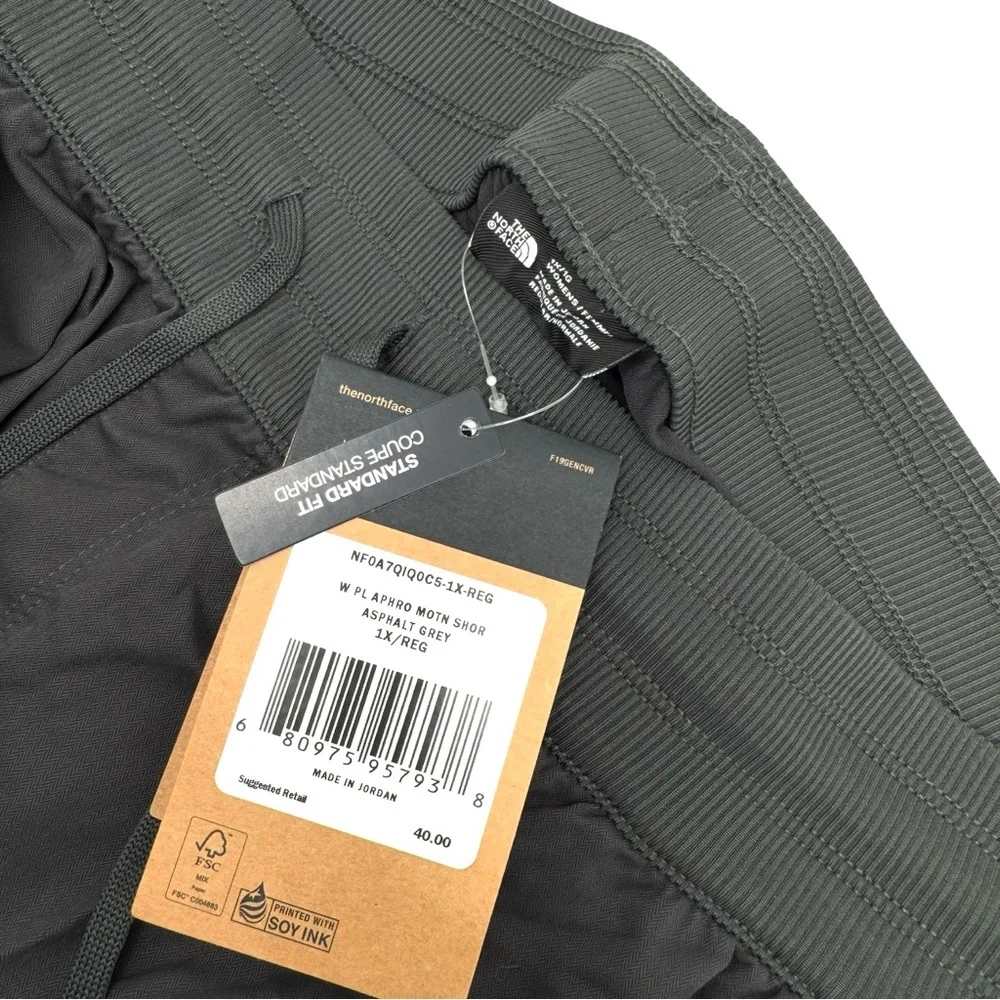 The North Face Women's Plus Aphrodite Motion Shorts Asphalt Grey Size 1X